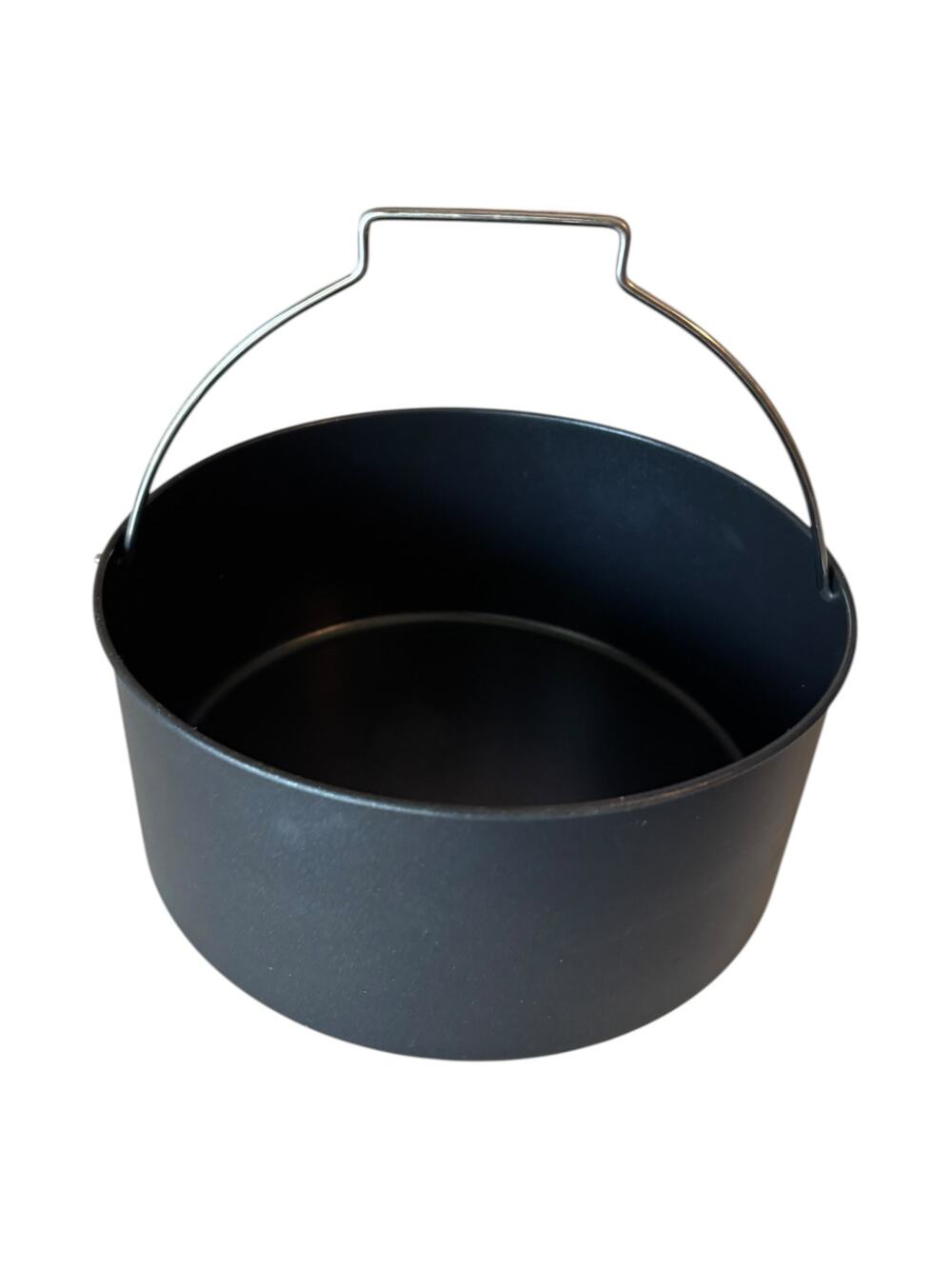 Air Fryer Cake Barrel Baking Pan 6" Black